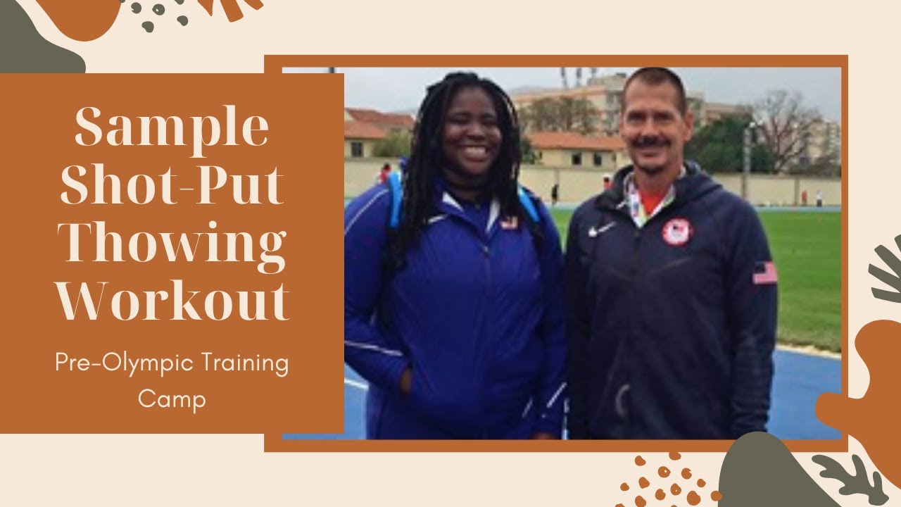 Sample shot put throwing practice