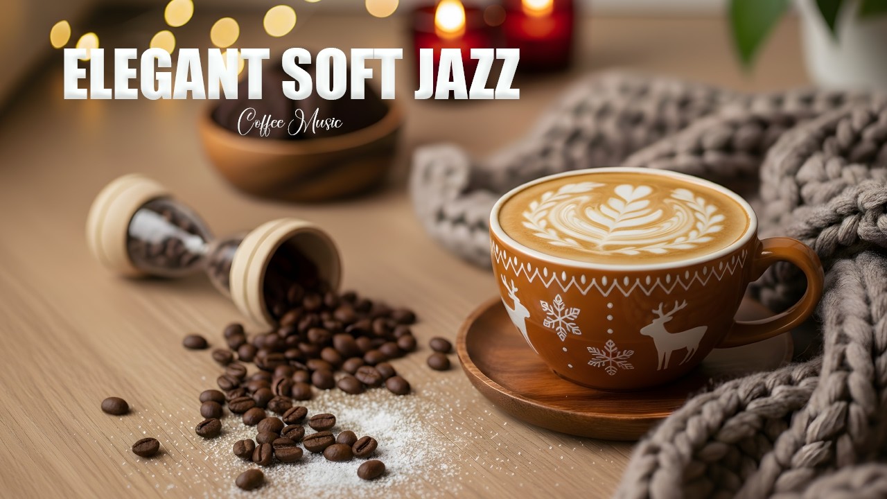 Elegant Soft Jazz ☕ Jazz Cafe Background Music & Happy Bossa Nova Instrumental for Stress Relief