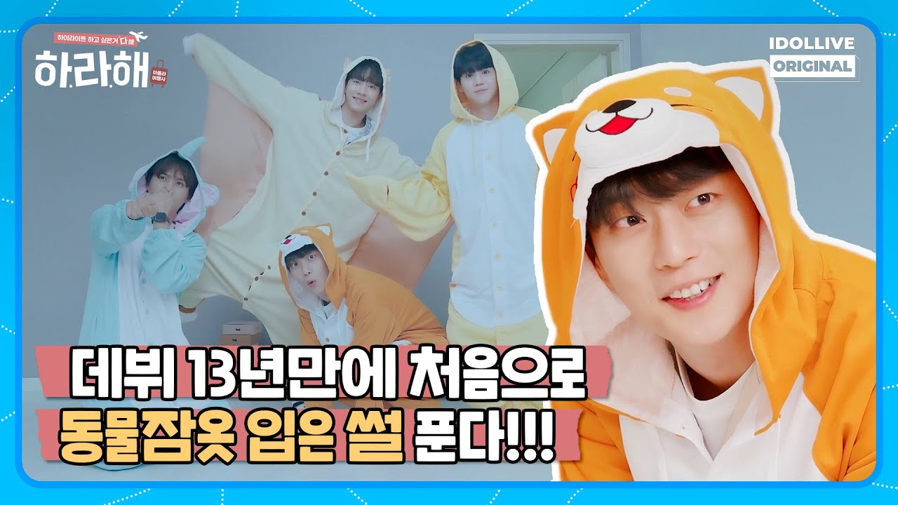 🚨심쿵주의🚨뽀짝한 동물 잠옷 덕분에 씹덕 터져버린 하이라이트 | [하라해] EP6 #하이라이트