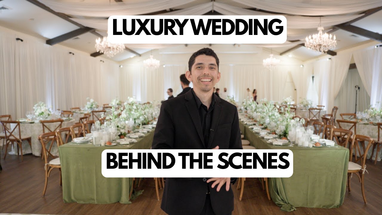 How I Filmed This Luxury Southern California Wedding in Rancho Santa Fe (Full BTS + My Process)