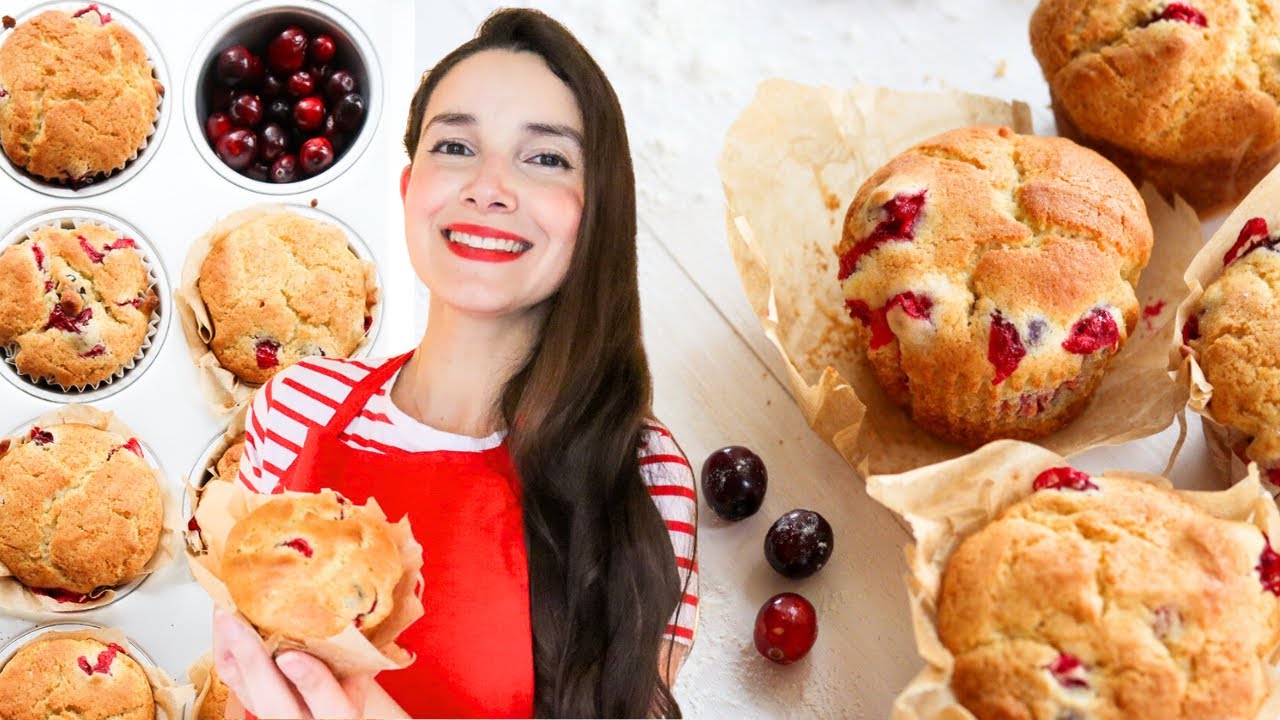 Muffins de naranja y arándanos | Suavecitos, fáciles y deliciosos | Es con Acento