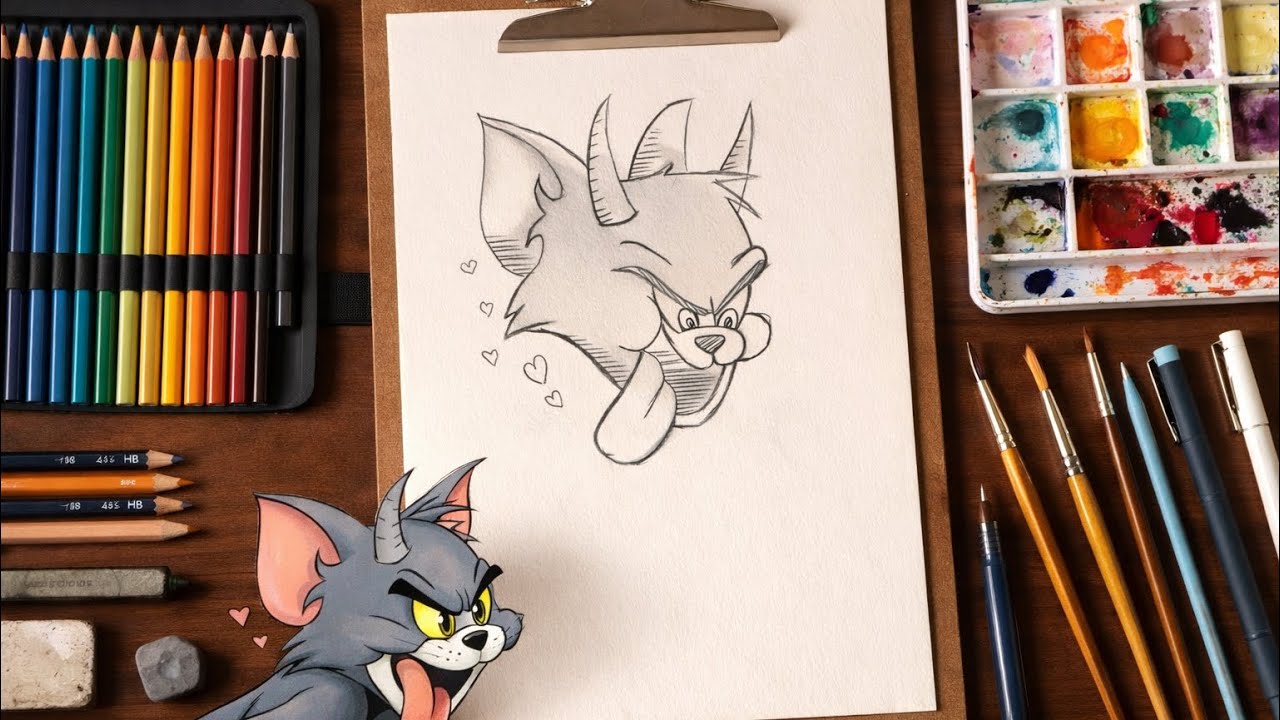 DESENHO PARA FAZER ESCOLA TOM