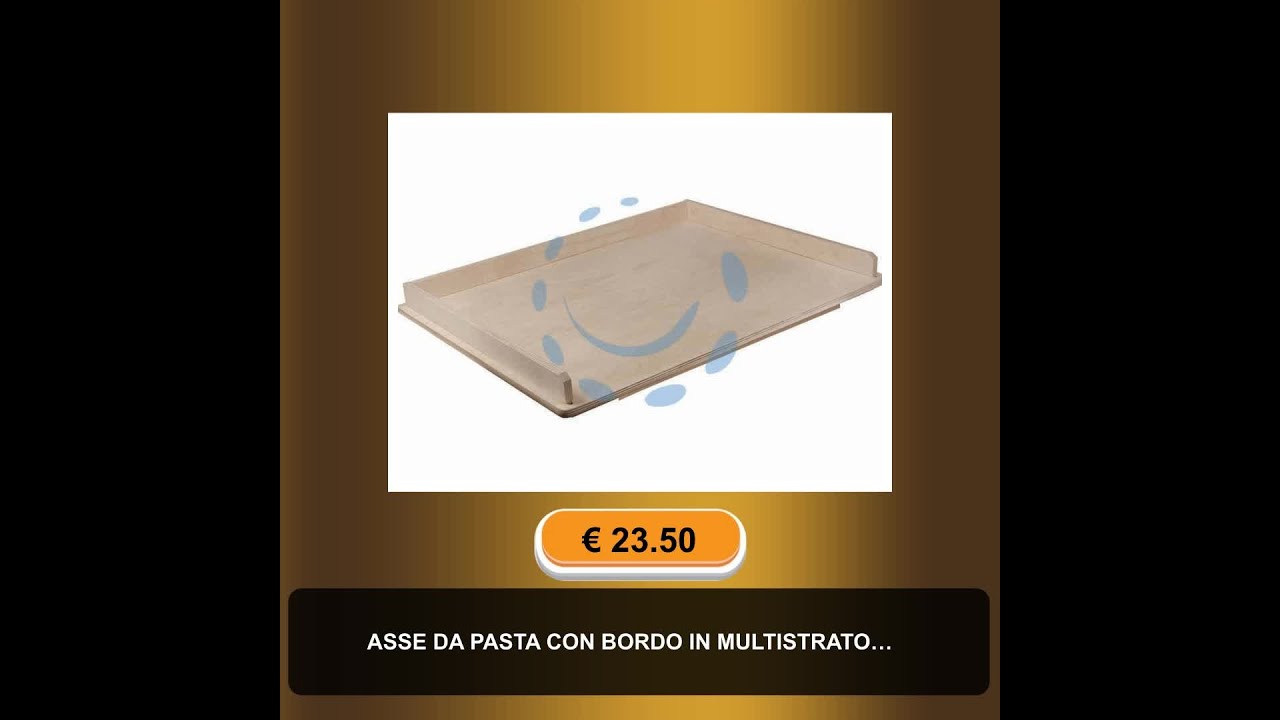ASSE DA PASTA CON BORDO IN MULTISTRATO DI BETULLA