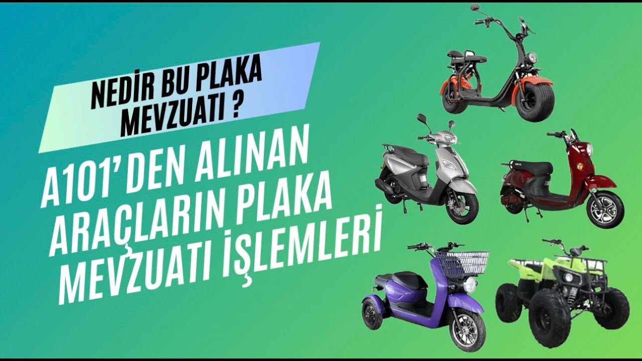 A101’den alınan motorlu araçların plaka mevzuatı işlemleri ile ilgili bilgilendirme
