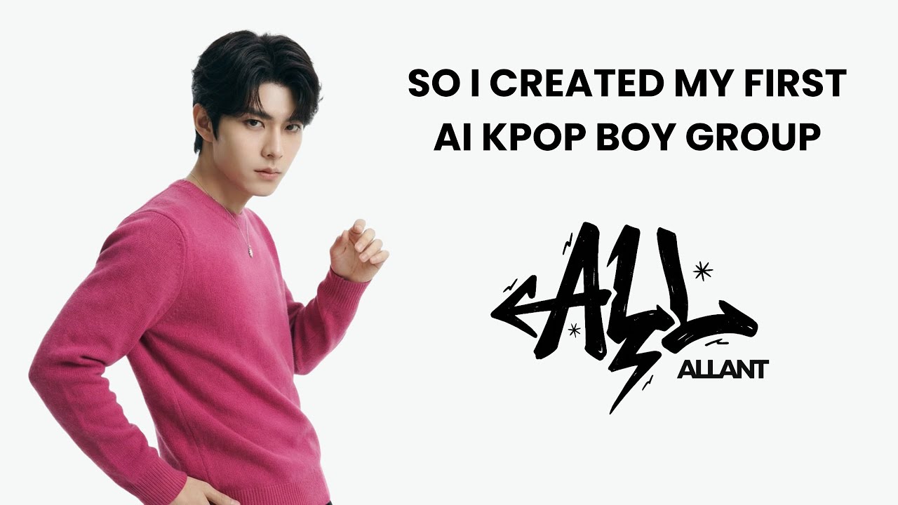 SO I CREATED MY FIRST AI KPOP BOY GROUP