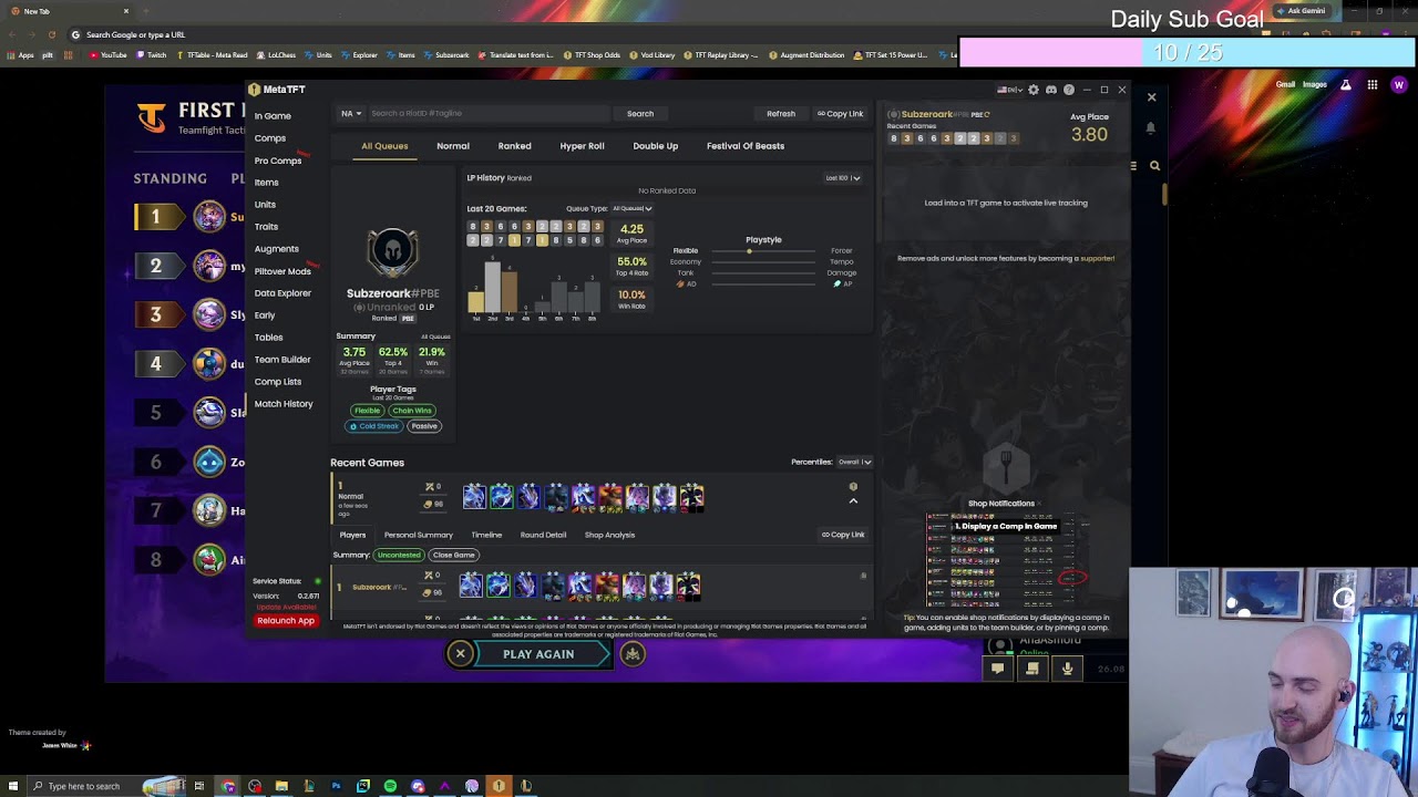 First Friday as a Full Time TFT Gamer - Set 17 Viewer Games