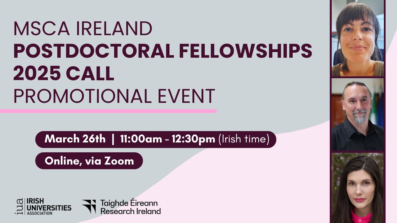 Postdoctoral Fellowships promotional event 2025 - watch back