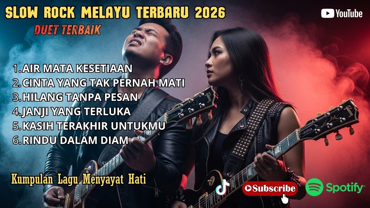 PLAY LIST DUET SLOW ROCK MELAYU - TERBAK SEPANJANG MASA