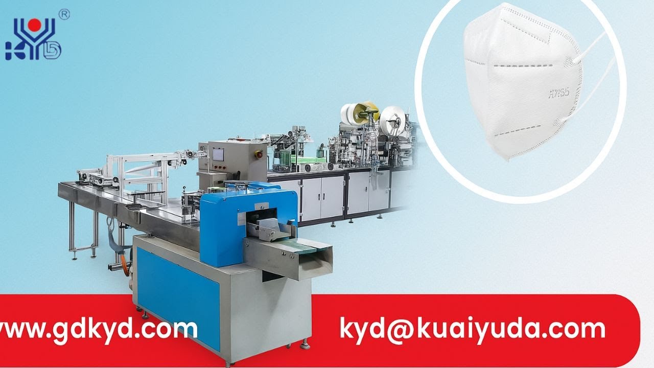 Fully Automatic KN95/FFP2/N95 Mask Making and Packing Line