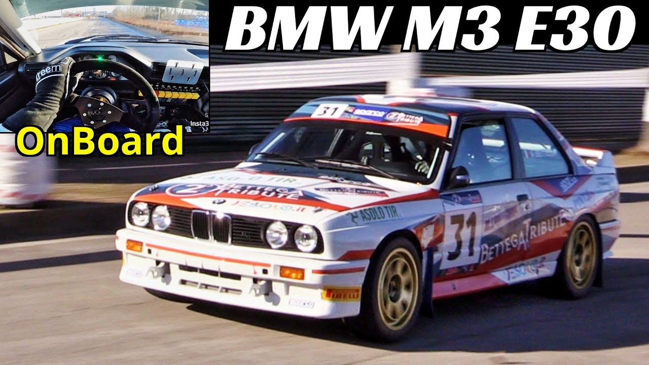 Alessandro Bettega drives FAST the BMW M3 E30 Gr.A - POV OnBoard - 2° Bettega Tribute 2023 Jesolo