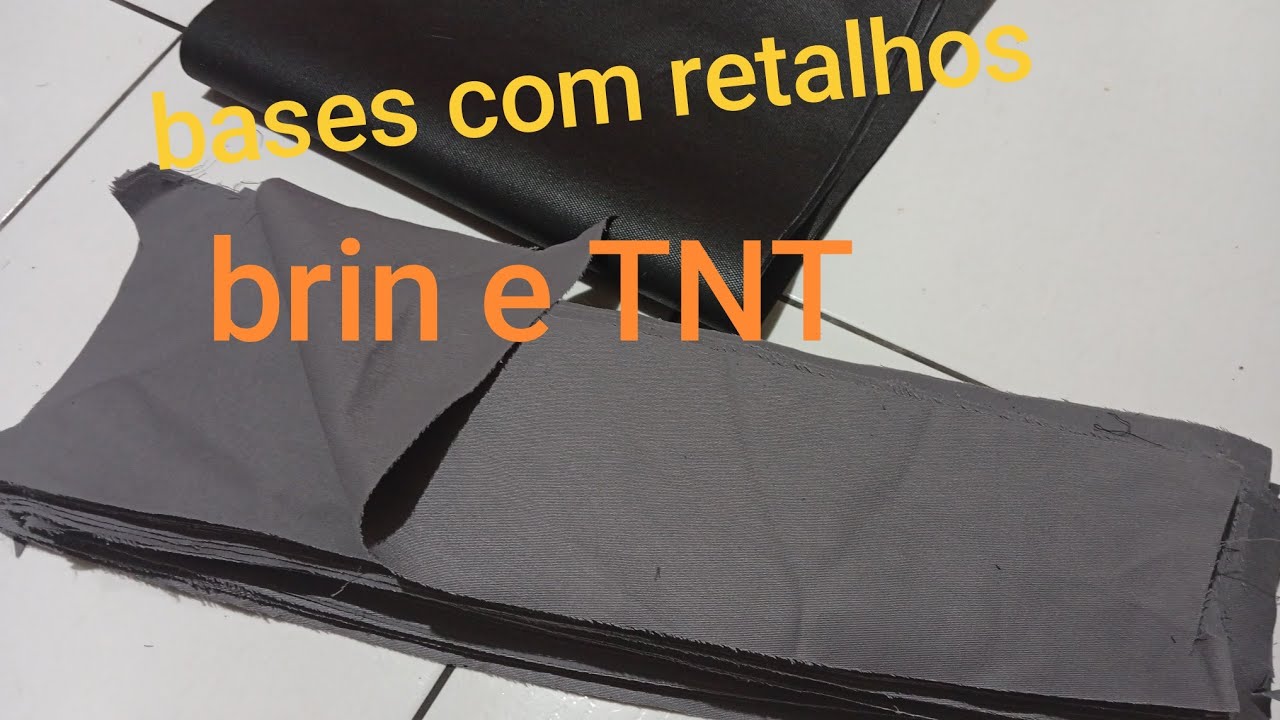 Veja como faço minhas bases pra tapetes com retalhos e TNT 