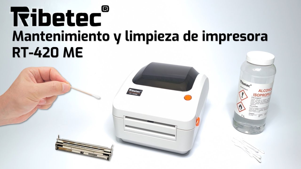 Ribetec RT-420ME Mantenimiento Preventivo para Impresora de Etiquetas Térmica Directa