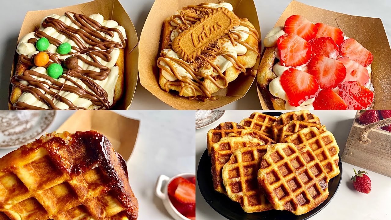 الوافل البلجيكي غير اي وافل جربتوه قبل كده مش هتعملوا غيره تاني ابدا Belgian liege waffle رشا سمير