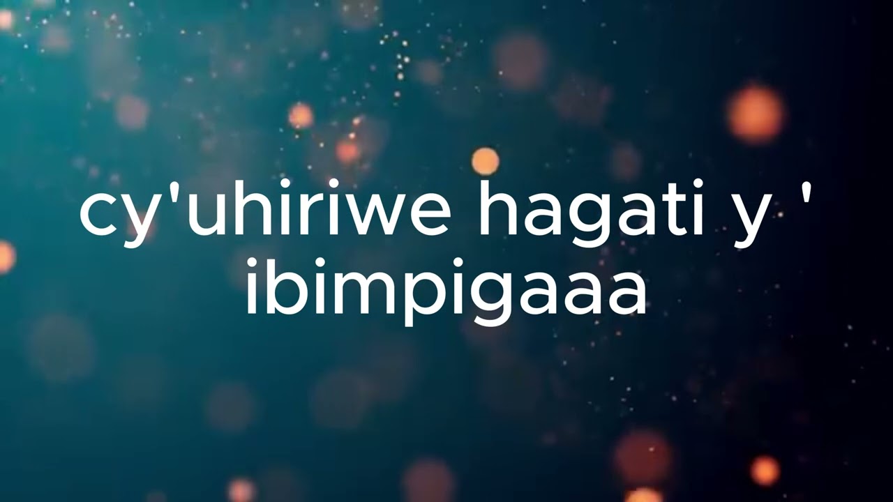 icyiza cy umunsi mwiza