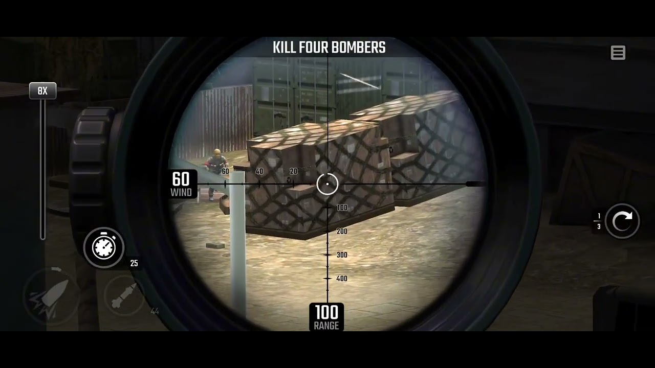 War Sniper Z17 Mission 18 Approaching Site Kill Four Bombers