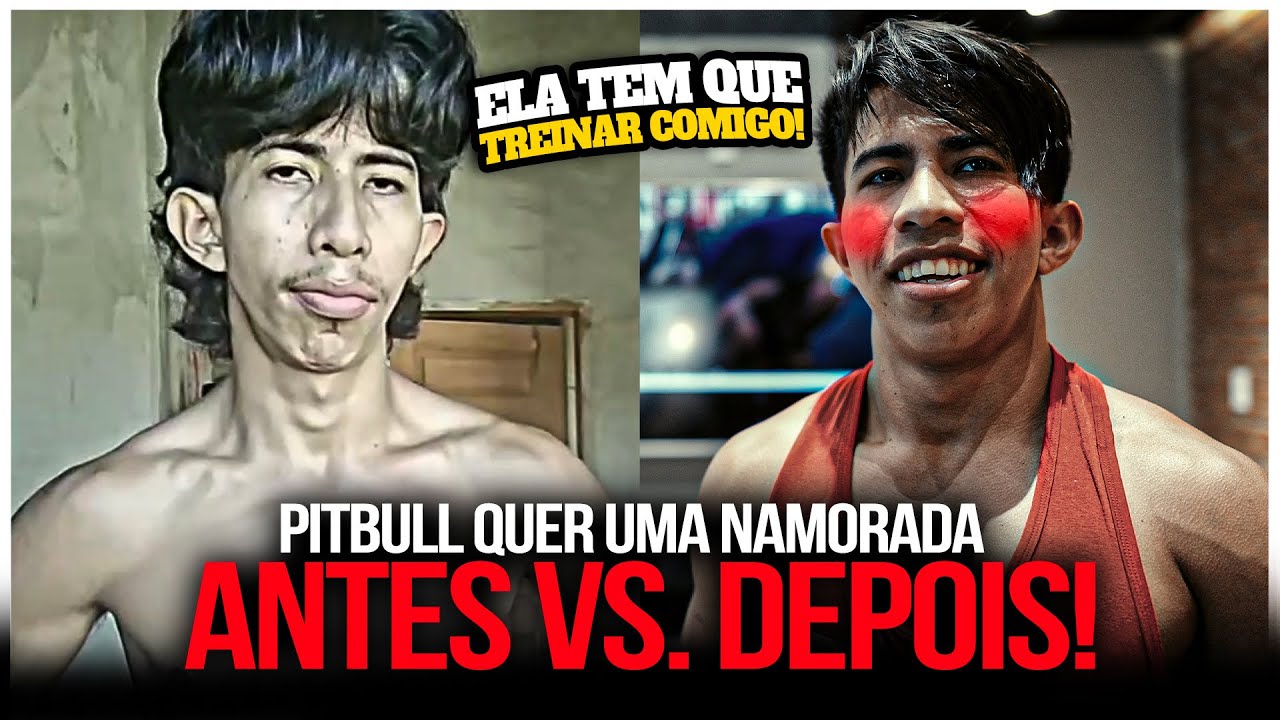 TRANSFORMA&Ccedil;&Atilde;O DO PITBULL DO ACRE, ELE EST&Aacute; APAIXONADO!!