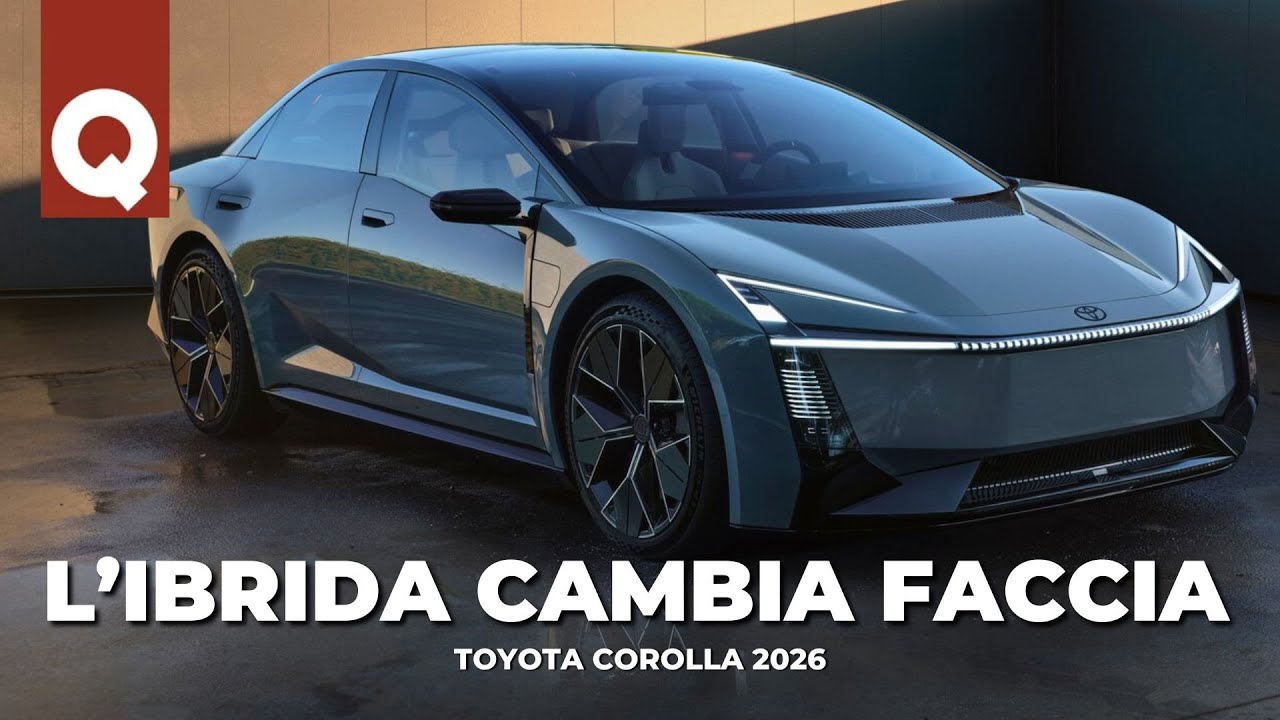 Nuova TOYOTA COROLLA 2026: più sexy, SEMPRE IBRIDA (Full Hybrid, plug-in hybrid ed EV)