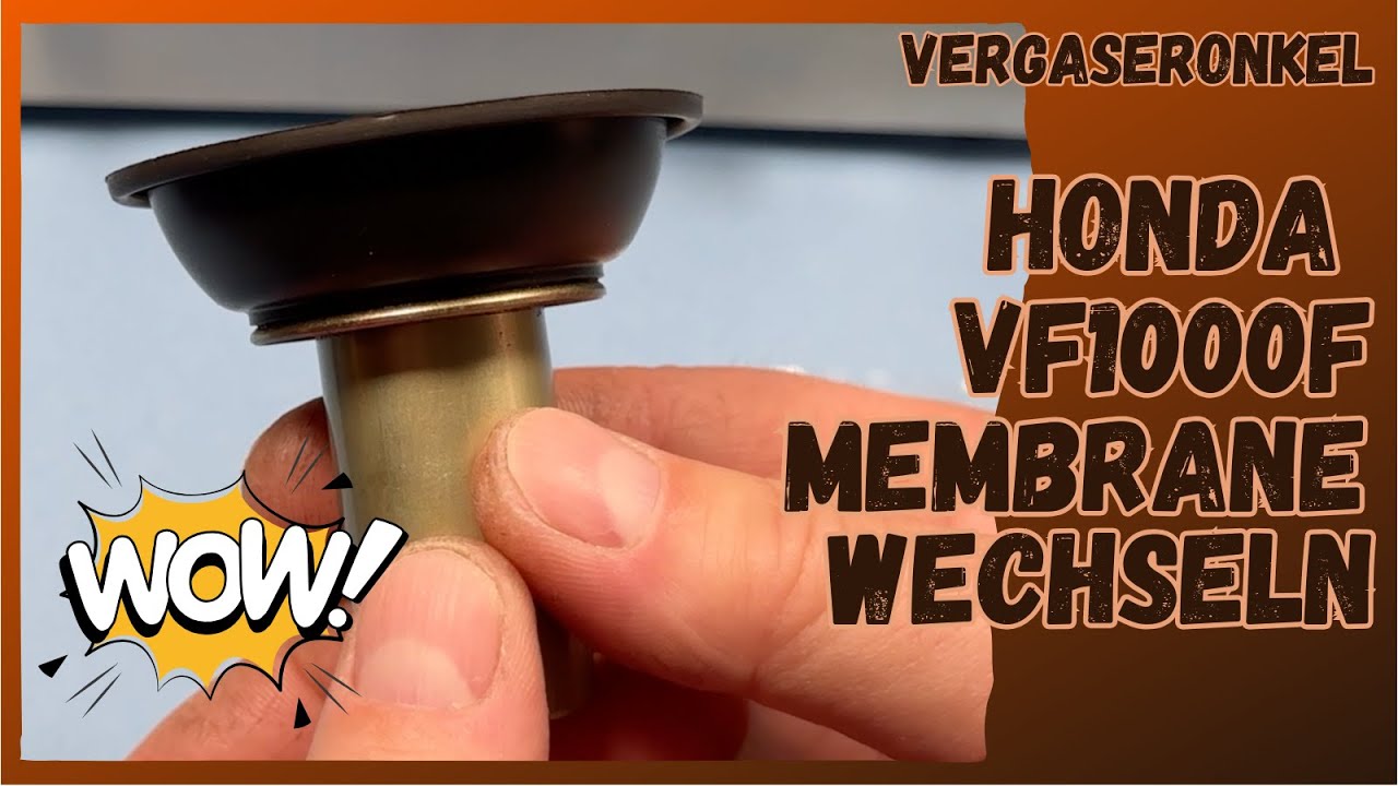 Membrane Honda VF1000F wechseln, Schritt für Schritt vom Vergaseronkel