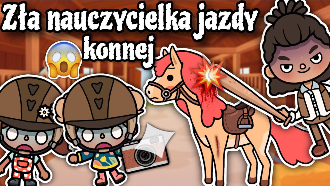 DRUGA JAZDA KONNA OLIWI I KLARY 😱🏇🏻 | PART 2| TOCA BOCA HISTORYJKI PO POLSKU |