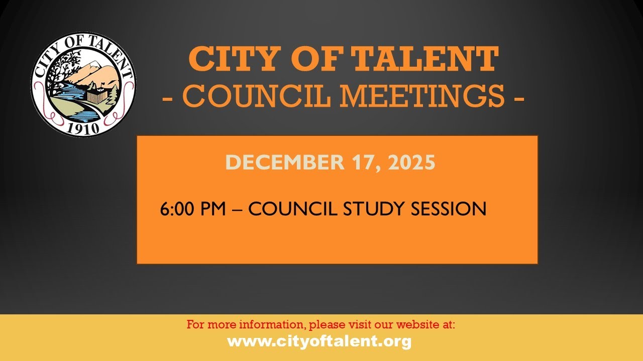 City Council Study Session, December 17, 2025