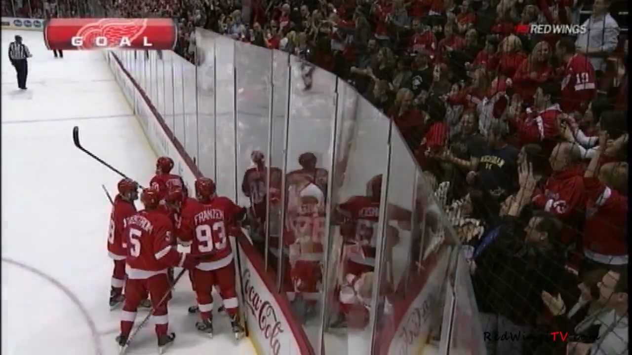 Pavel Datsyuk Scores With 5 Seconds Left 2/17/12