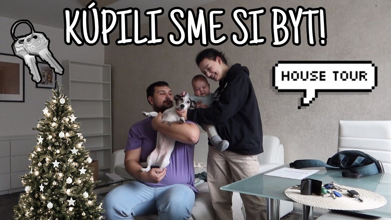 SŤAHOVACÍ VLOG🔑 + zdobenie stromčeka s Hadsn!🎄