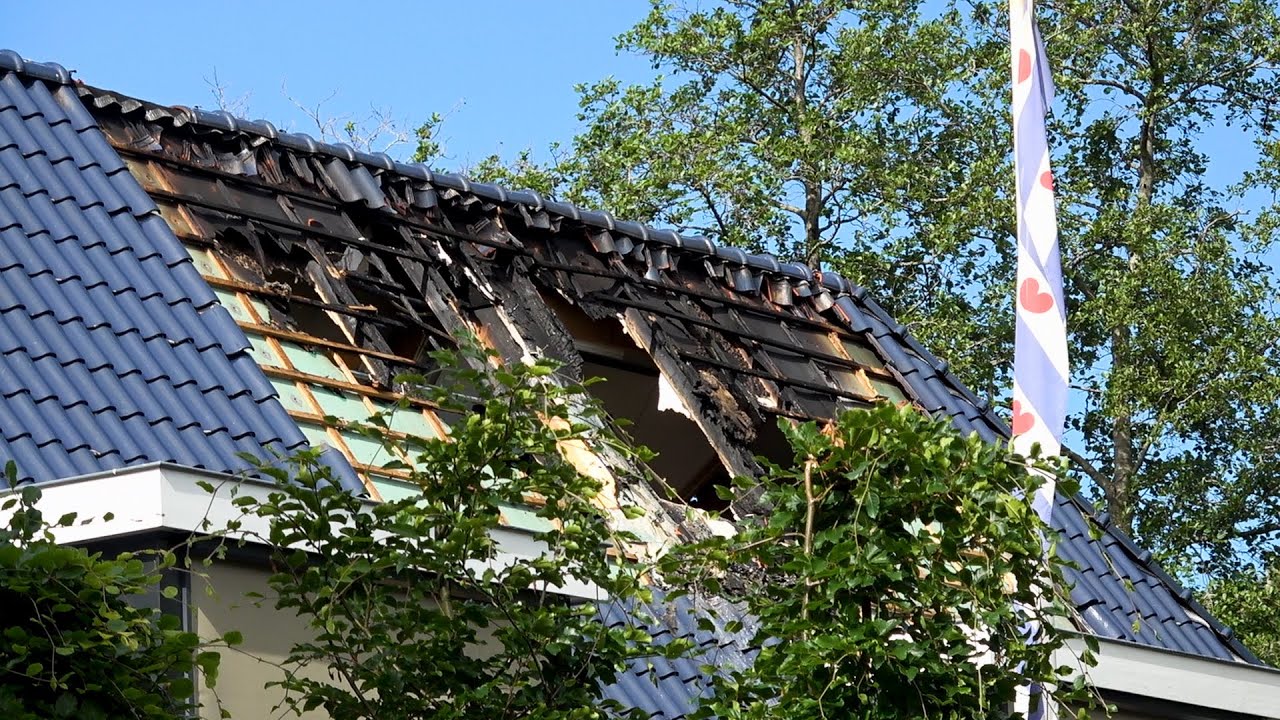 [28.05.2020] Forse schade na flinke dakbrand D. E. Theunissenwei Damwâld