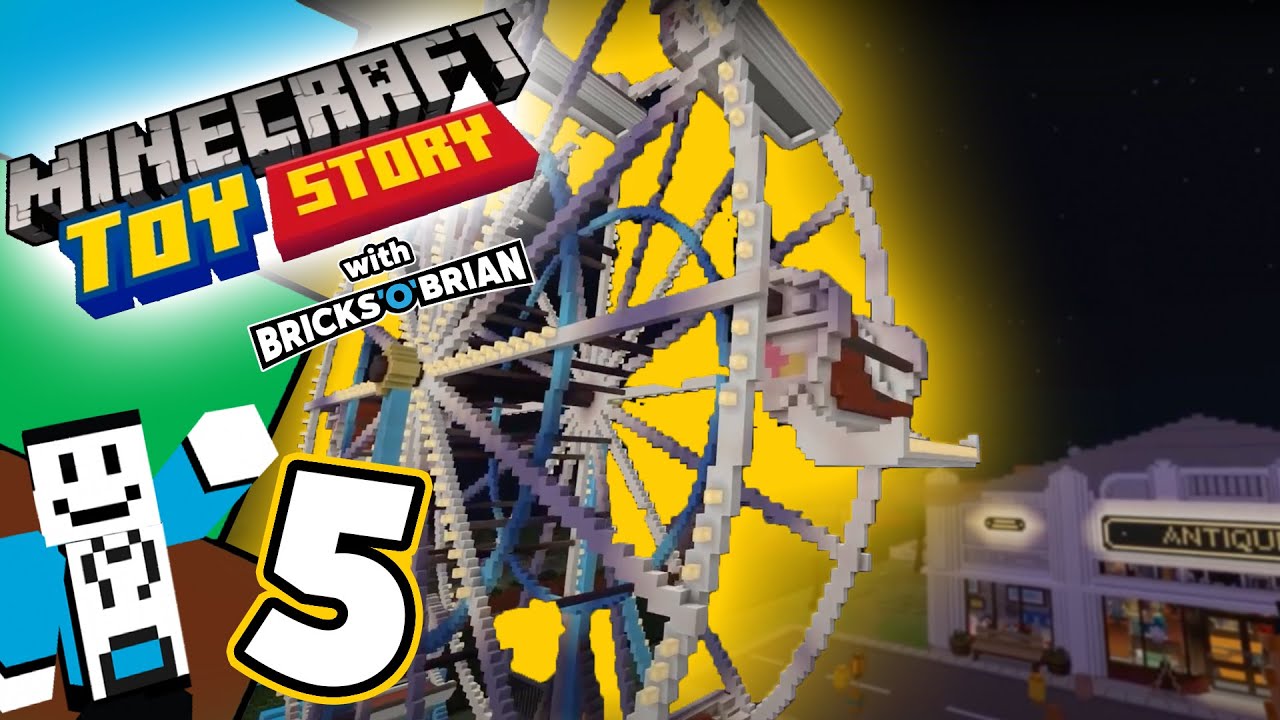 Antique Shopping at the Carnival! - The Toy Story Minecraft Map Showcase with Bricks 'O' Brian