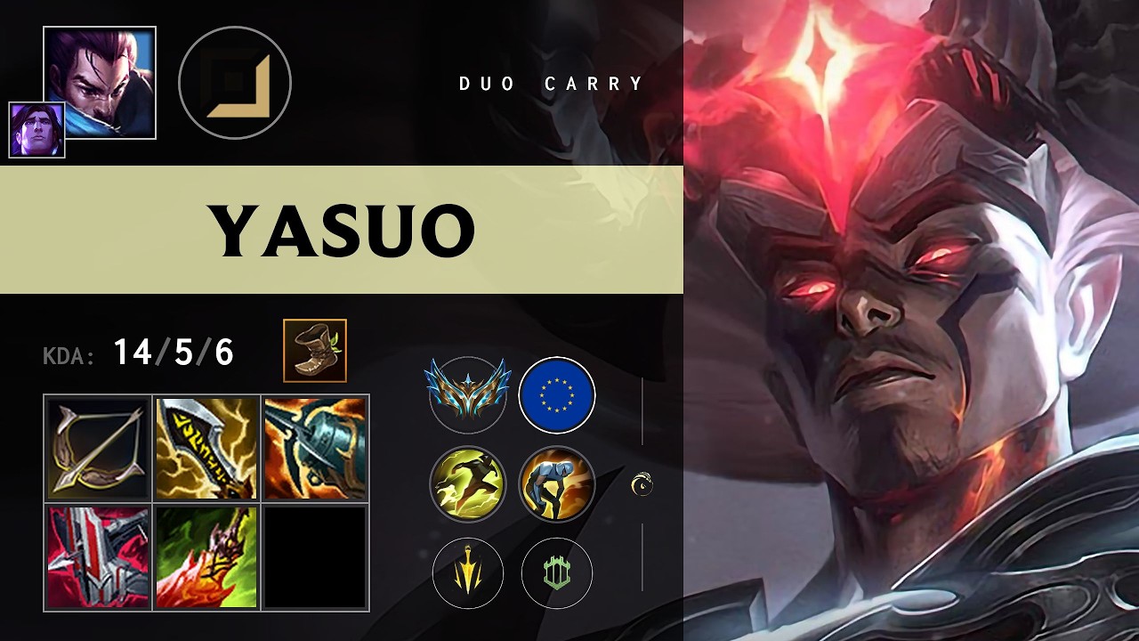 Yasuo ADC vs Syndra (FK Adam) - EUW Challenger Patch 26.13
