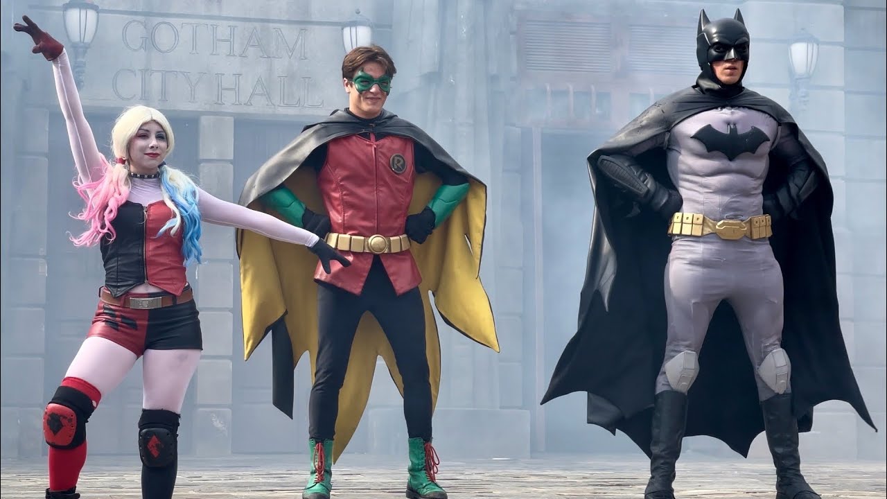 [4K] PARQUE WARNER 2024 - ESPECTÁCULO BATMAN