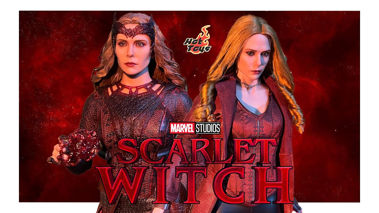 【玩具#90】開箱HotToys🔥Marvel人氣女角💖善良VS黑化緋紅巫女‼️Scarlet Witch MMS653 VS DX36AE unbox & review‼️