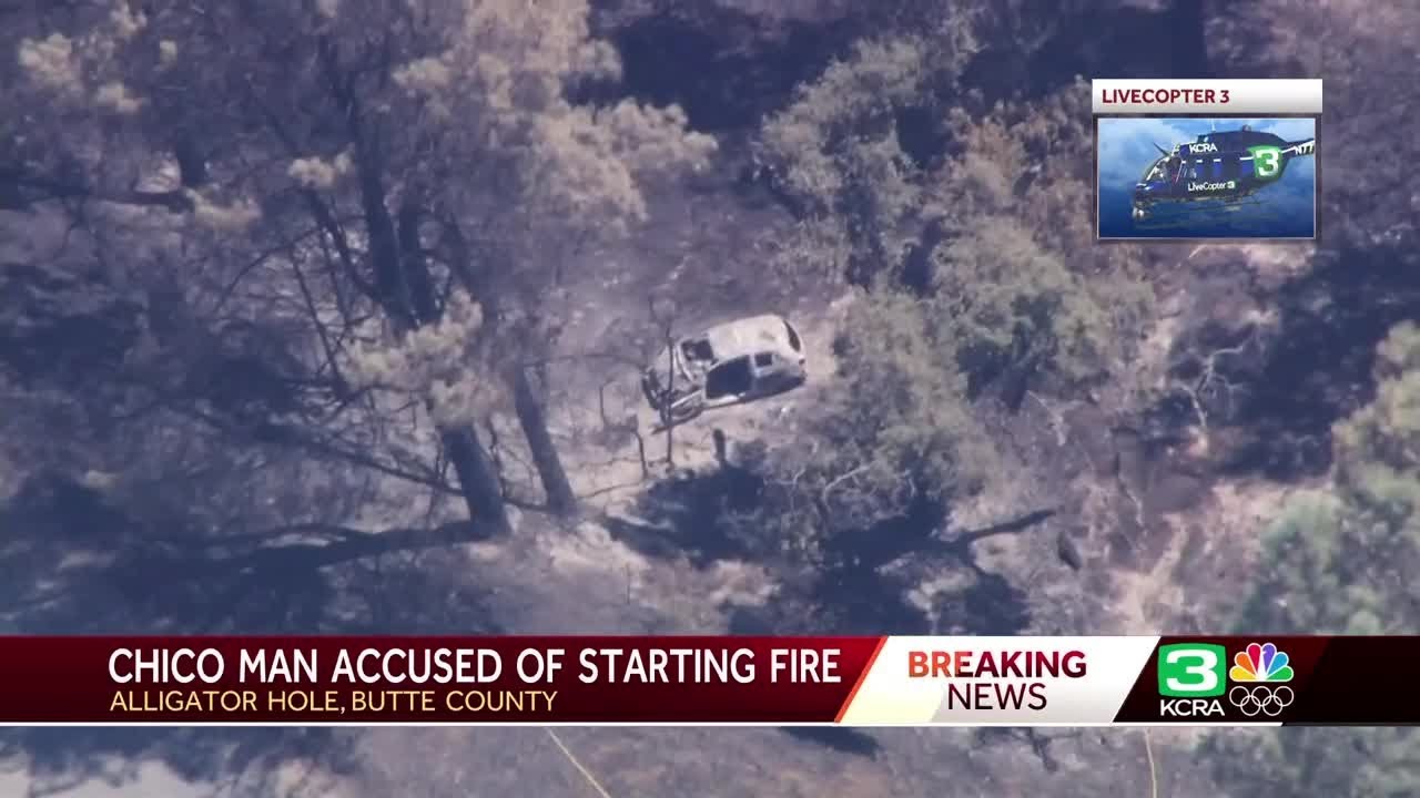 Man started Park Fire in Butte County with burning car, officials say