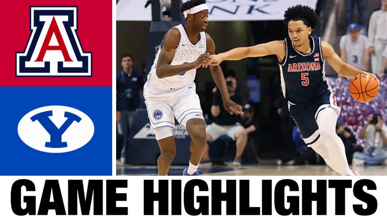 #1 Arizona vs #13 BYU Highlights | Men's Basketball | College Basketball 2025