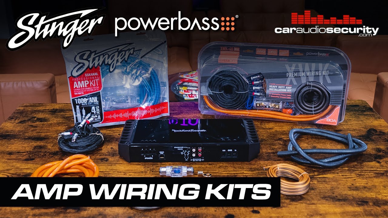 Car Audio Amp Wiring Kits: Stinger, Powerbass | Car Audio & Security