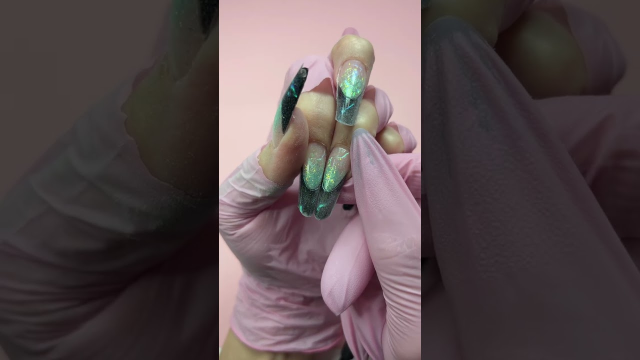 Выкладной френч на верхние формы. Процесс работы в одном видео 💅🏻