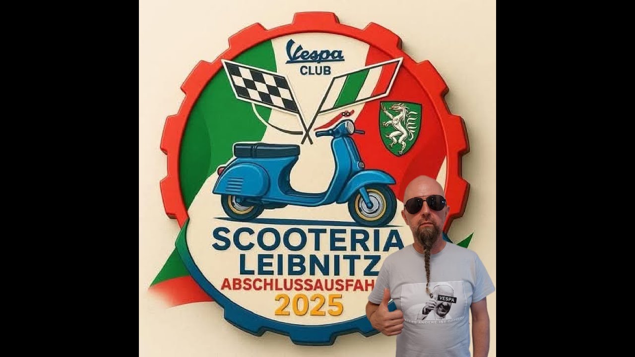 Vespa Saison Abschluss Ausfahrt der Scooteria Leibnitz 2025 - movie by Stefan picture