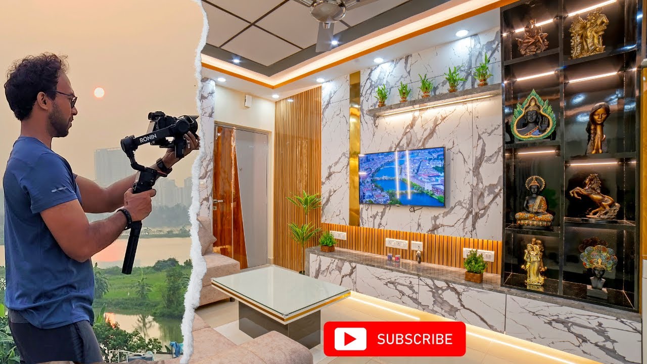 Classy 3 bhk Interior Design by Dream Vision Idea at Shapoorji Pallonji Sukhobrishti Complex Rd.