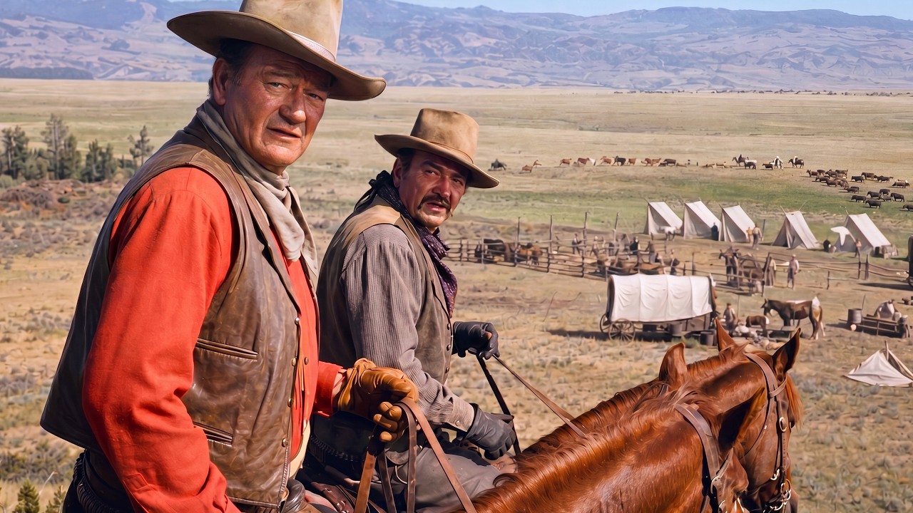 John Wayne | Classic Western | One Rancher Takes On an Entire Town | Full Movie