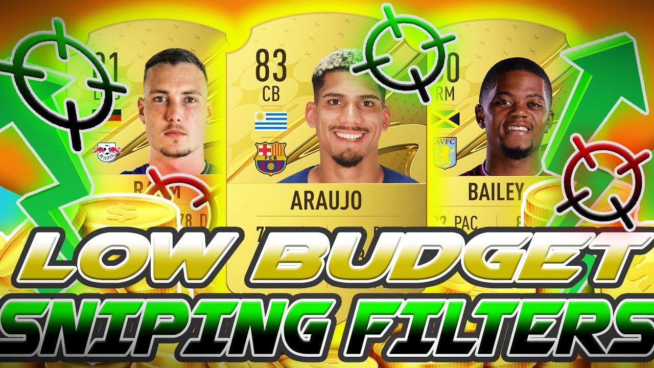 BEST LOW BUDGET SNIPING FILTERS FIFA 23 ⏰TIME SENSITIVE⏰ 60K PER HOUR!