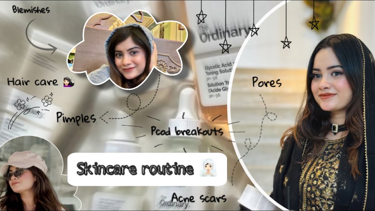 നിങ്ങൾ ചോദിച്ച skincare routine | Haircare 🧖🏻‍♀️| acne & blemishes | combination skin