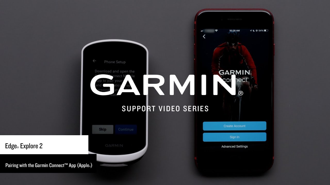 Support: Pairing an Edge&reg; Explore 2 with the Garmin Connect&trade; App (Apple&reg;)