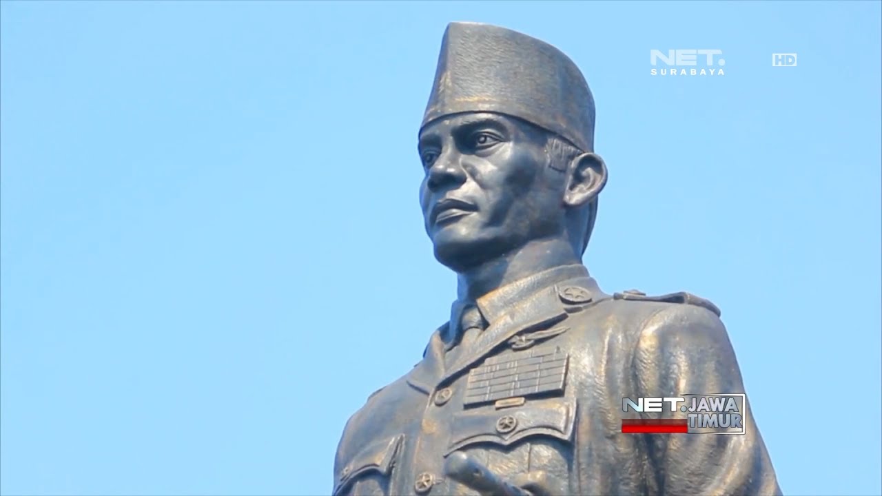 NET. JATIM - PERESMIAN PATUNG BUNG KARNO