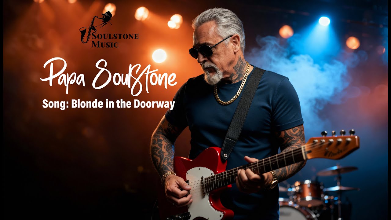 BLONDE IN THE DOORWAY, A soul story about a singer drawn to a woman in the doorway. PapaSoulstone.