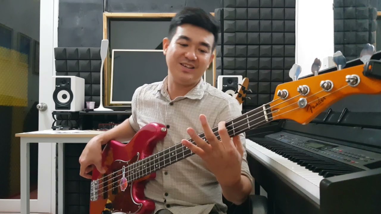 Học Guitar Bass : ĐIỆU SLOW ROCK CƠ BẢN VÀ ĐI CÂU BASS