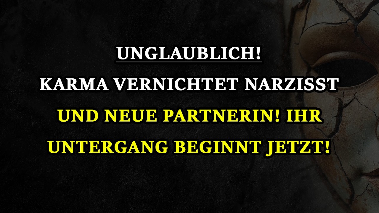 Karma garantiert vollen Misserfolg für den Narzissten und seine neue 
