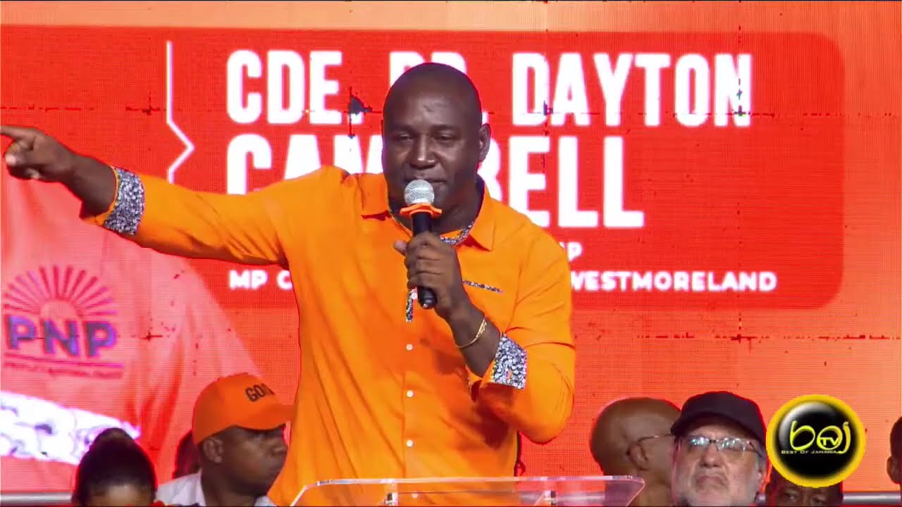 Dr Dayton Campbell |PNP Westmoreland Parish Meeting |Independence Park |Sav La Mar | August 2, 2025