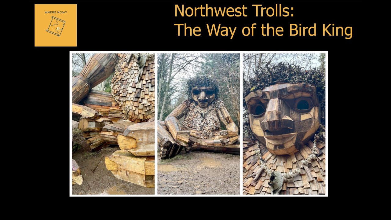 Troll hunting all six of the Washington and Oregon Trolls by Thomas Dambo!