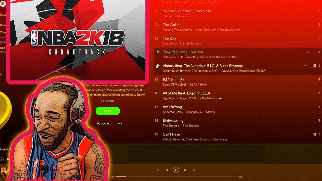 NBA 2K18 SOUNDTRACK + RUN THROUGH, REACTION AND THOUGHTS
