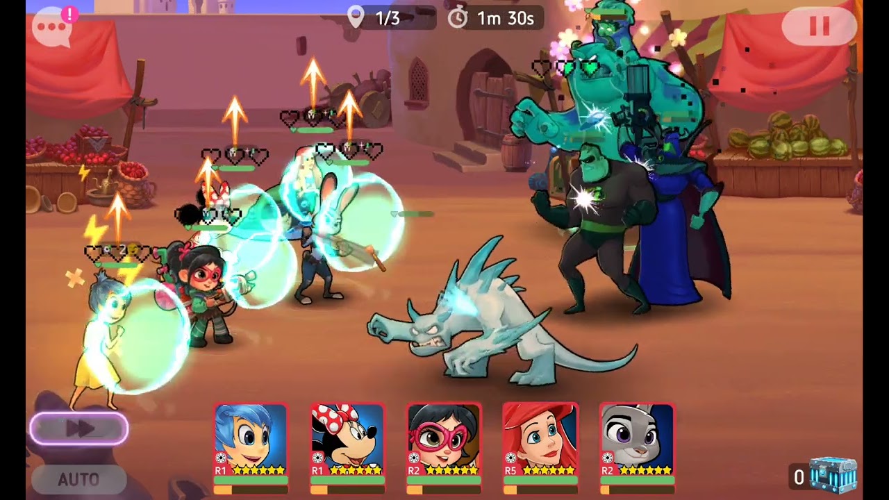 Disney Heroes Battle Mode - Playing with my favourite female characters Part 1. 