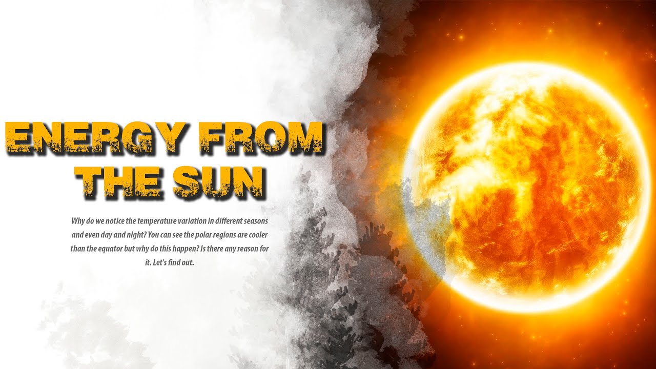 Energy from the sun